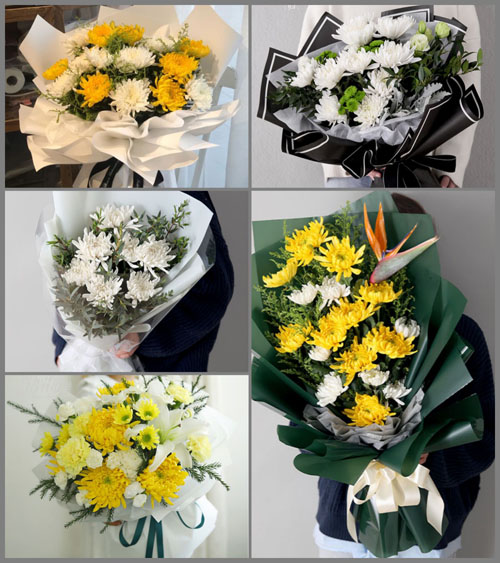 浙江省温州泰顺县雪溪乡白事花束代送